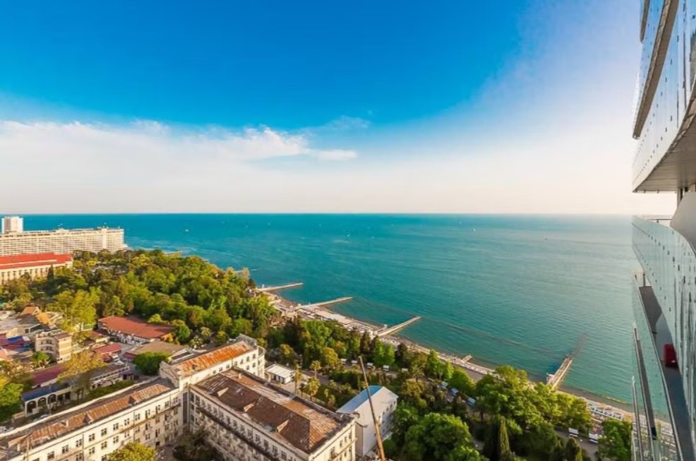 Панорама моря с балкона